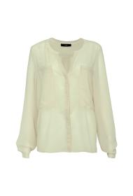 Blouse met ingeweven dots
