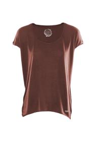 shirt kastanjebruin